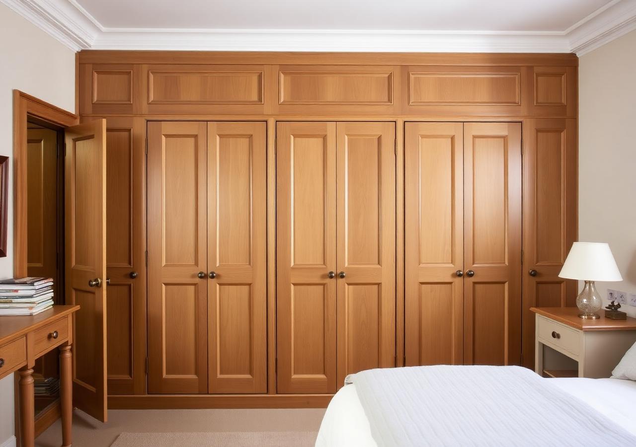 Built-in wardrobe wall in Edgware, HA8
